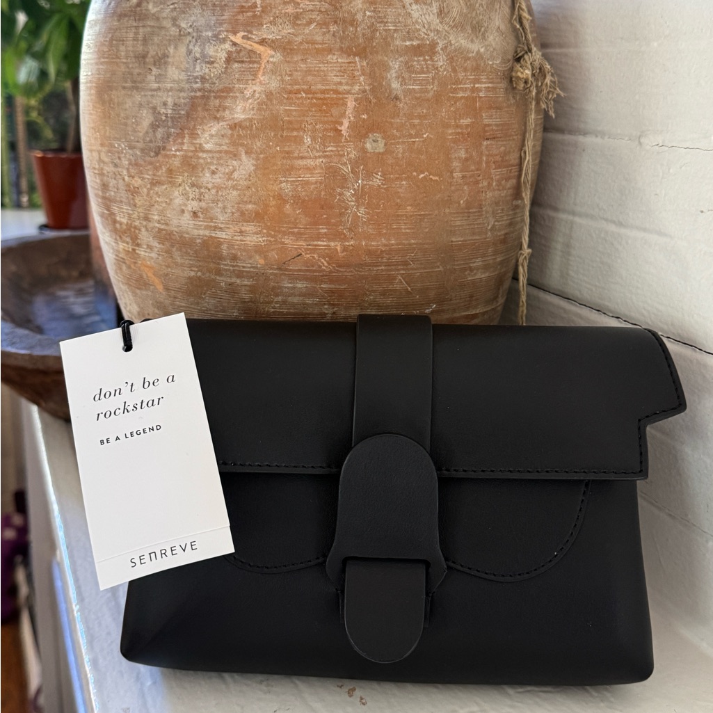 Nwt Senreve Midnight Cactus Leather Aria